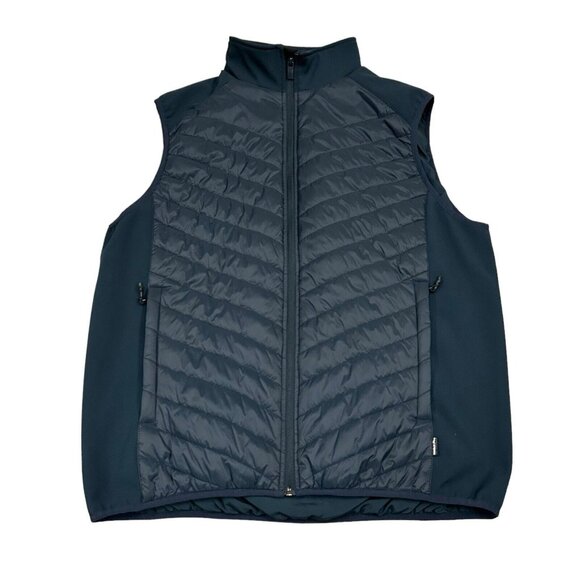 Nimbus Play Benton Hybrid Puffer Vest Men's XL Navy‎ Blue Full Zip - Picture 1 of 8